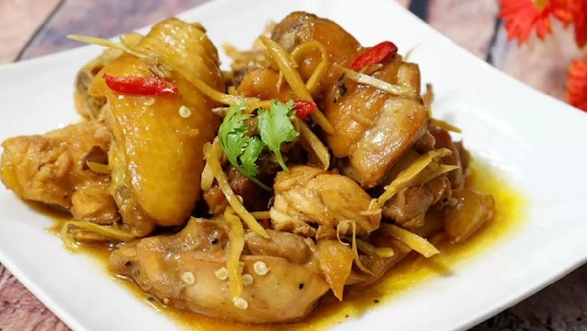 Braised Chicken with Ginger