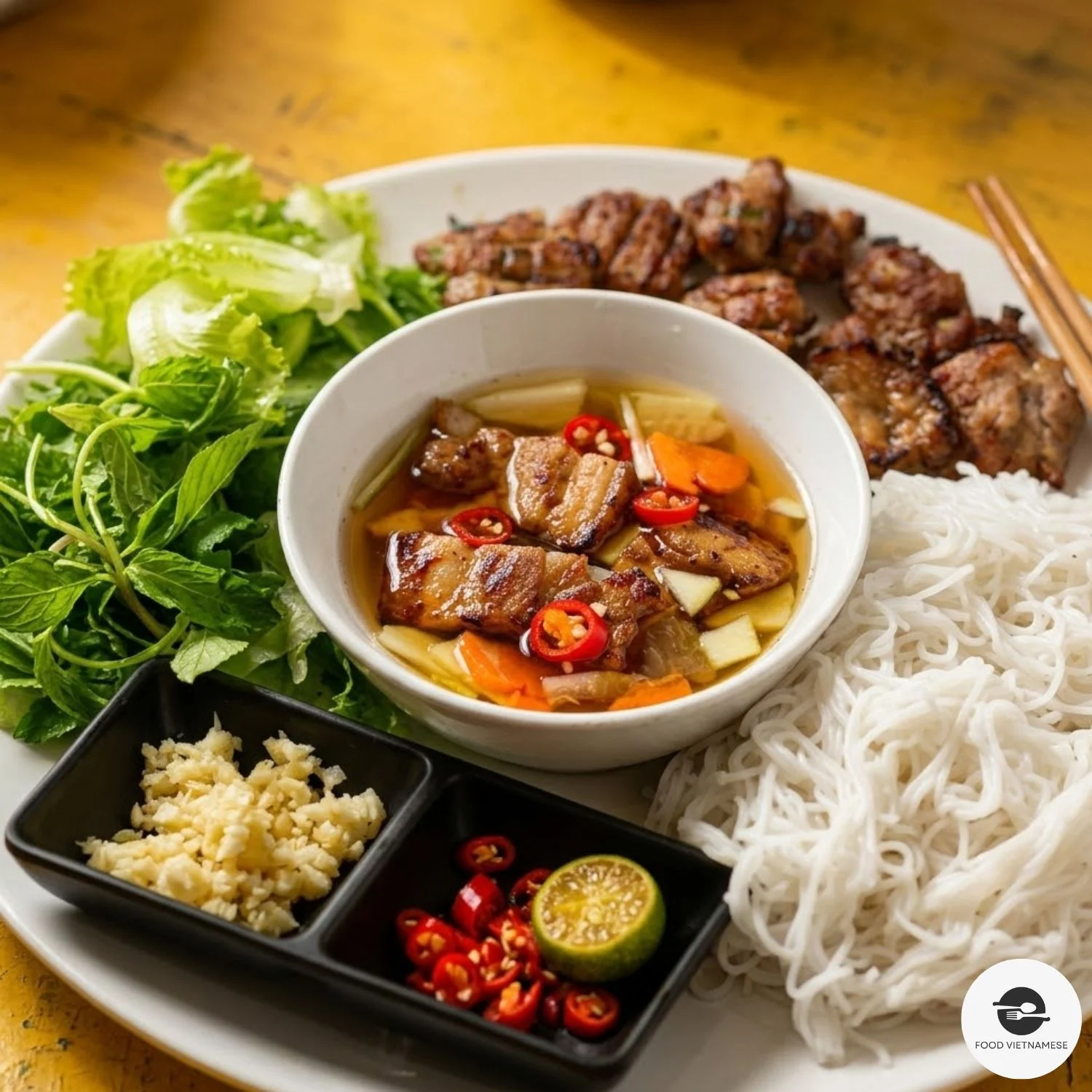 Bún Chả Hà Nội: Nguyên Liệu, Cách Pha Nước Chấm Chuẩn Vị và Câu Chuyện Obama