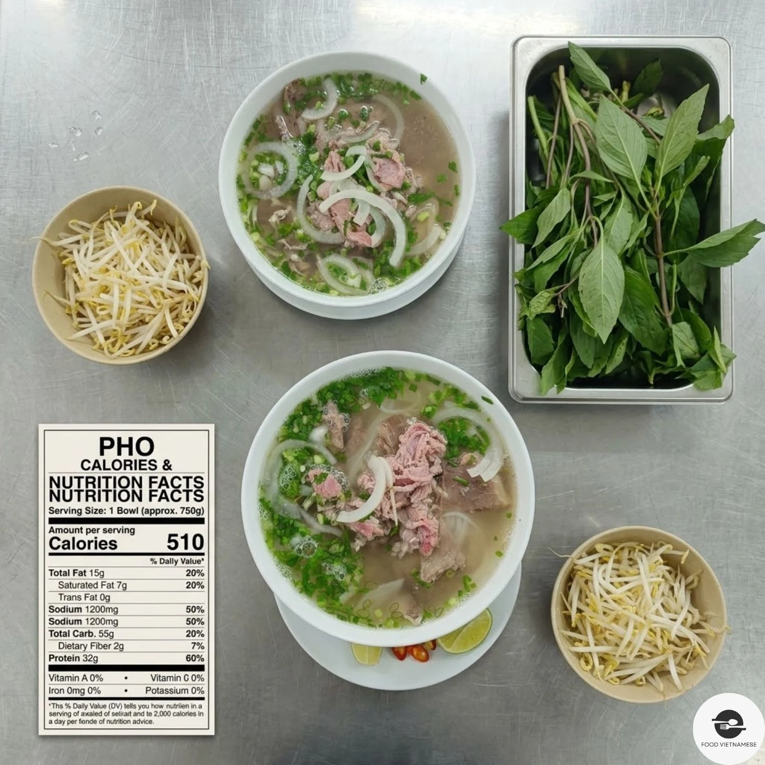 Pho Calories & Nutrition Facts: What’s Really In Your Bowl (Beef vs Chicken vs Vegetarian)