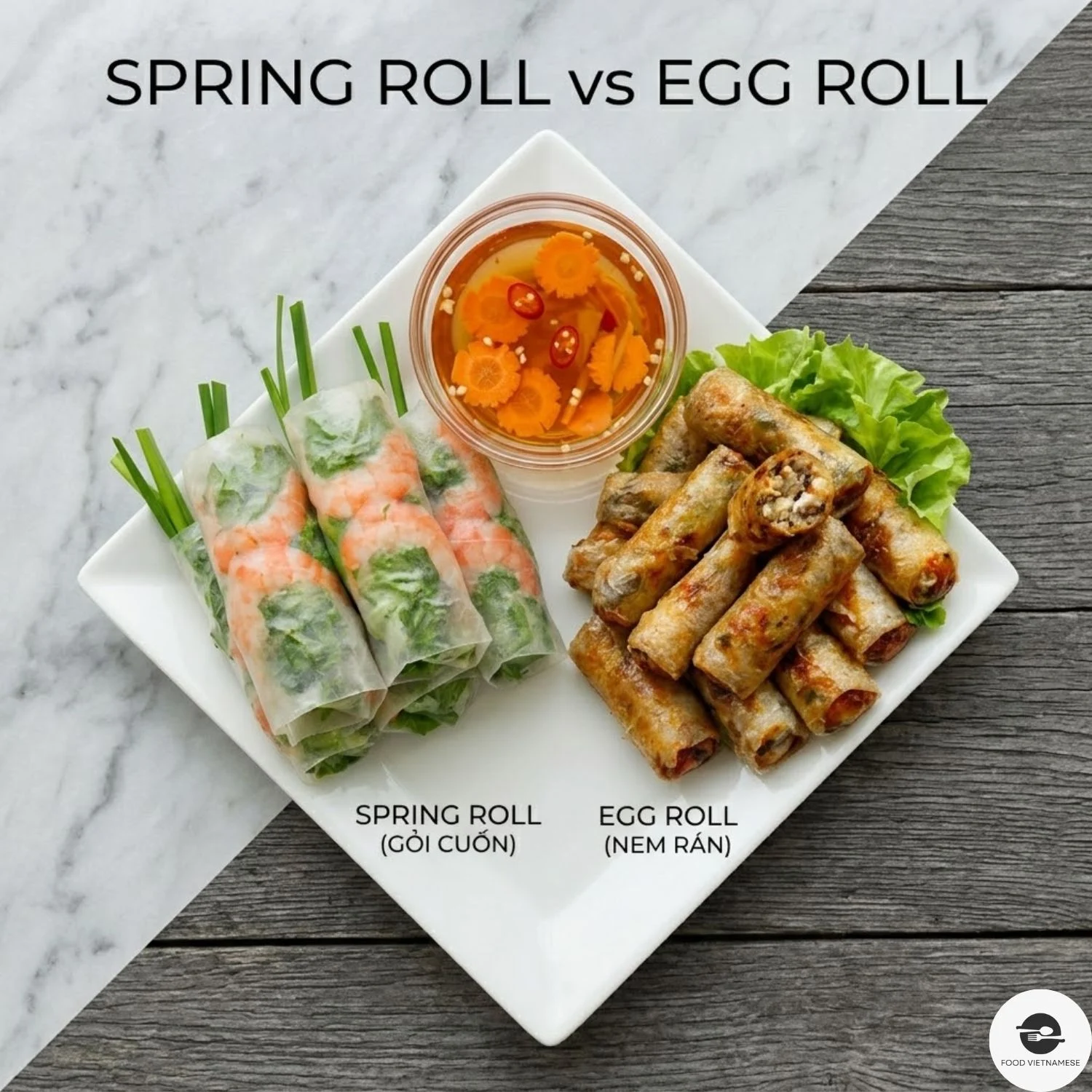 Spring Roll vs Egg Roll: What Actually Separates Them (It’s Not Just Frying)