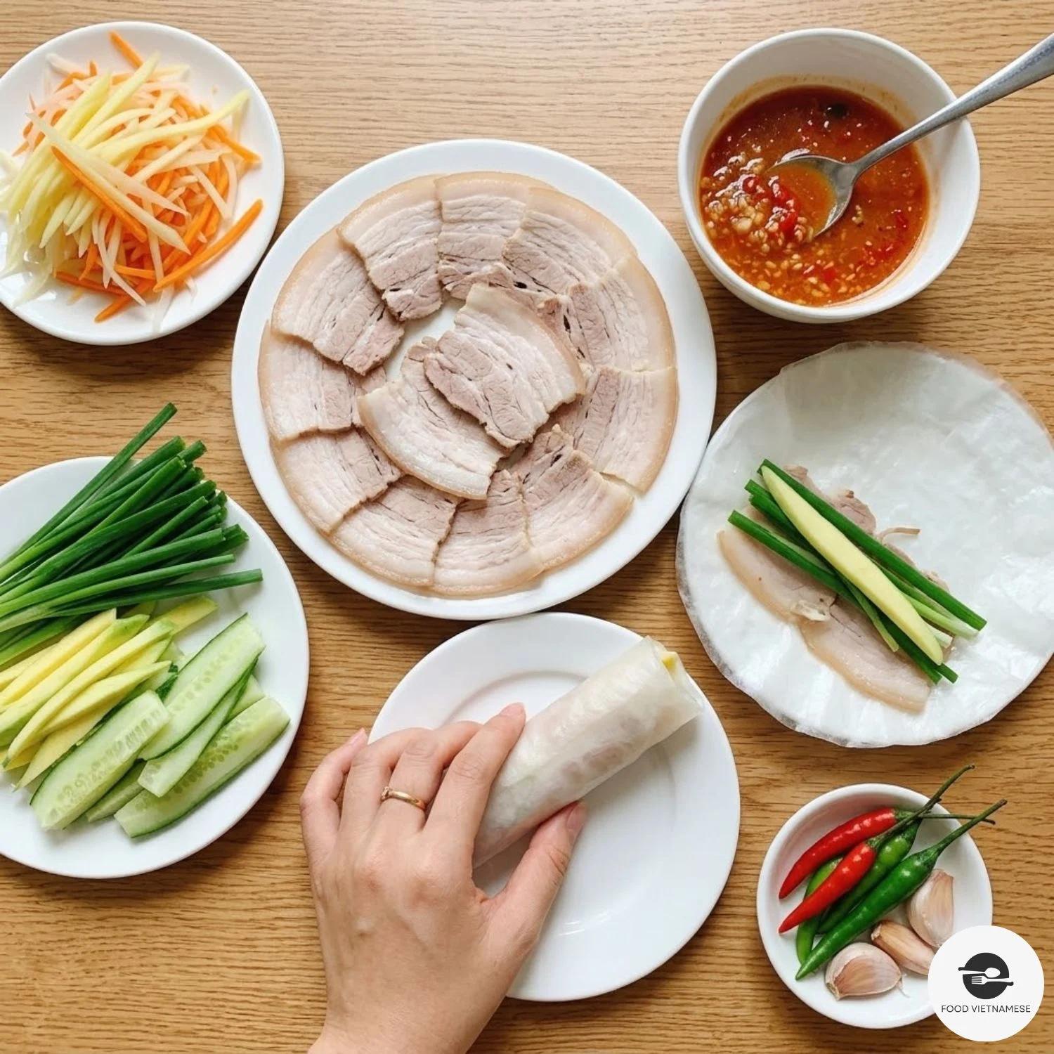 Banh Trang Cuon Thit Heo Khue Trung – The Two-Skin Pork Cut That Defines a Da Nang Classic