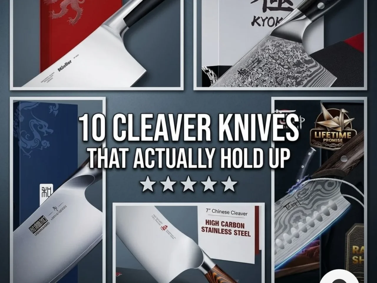10 Cleaver Knives That Actually Hold Up to Daily Chopping
