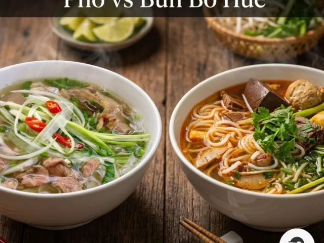 Pho vs Bun Bo Hue: How to Tell Vietnam’s Two Big Noodle Soups Apart