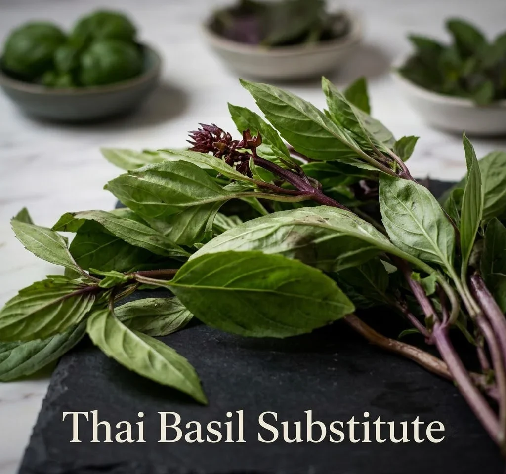 Thai Basil Substitute: What Works Raw vs. What Works Cooked 1 Thai Basil Substitute: What Works Raw vs. What Works Cooked